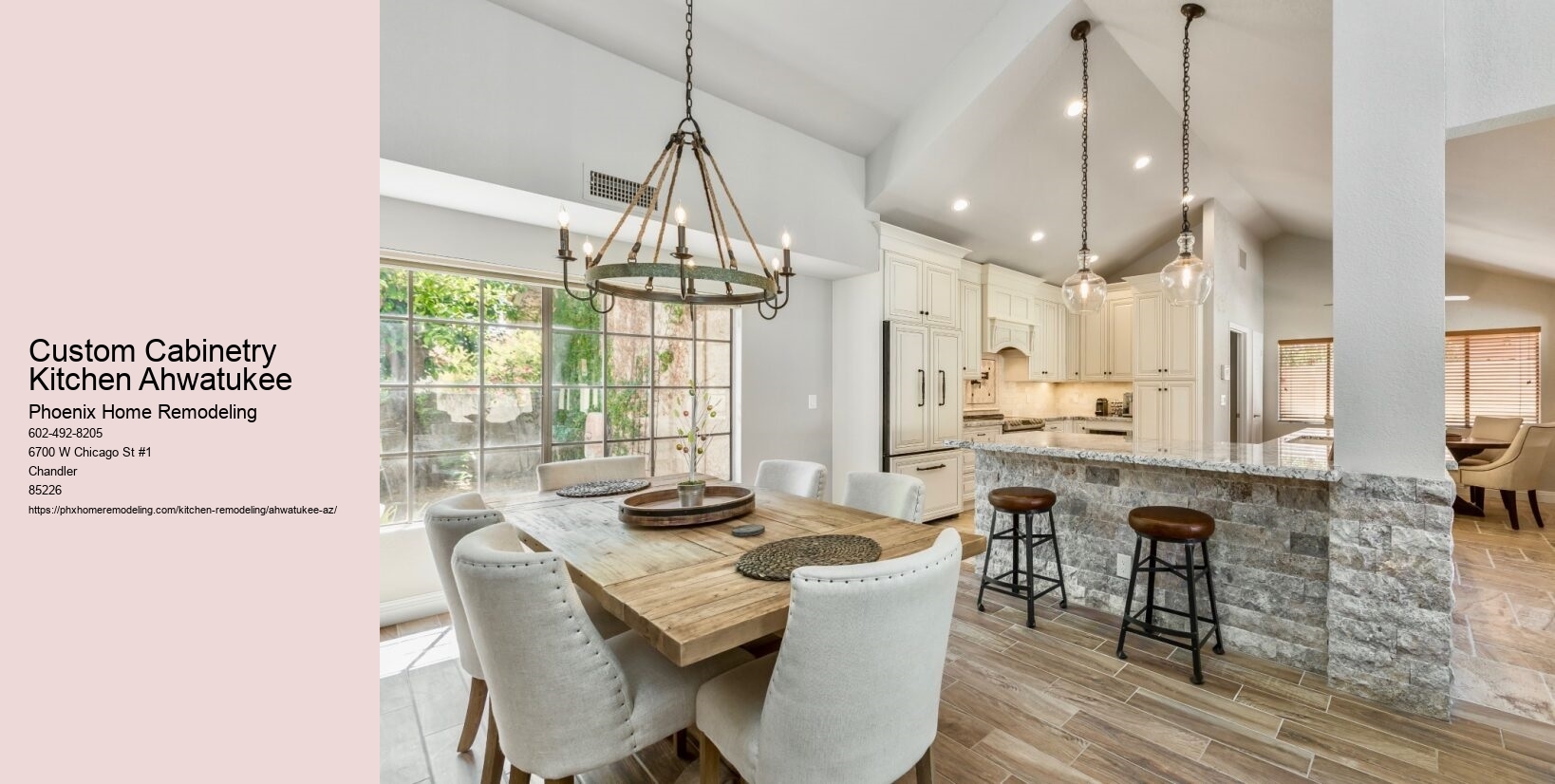 Custom Cabinetry Kitchen Ahwatukee